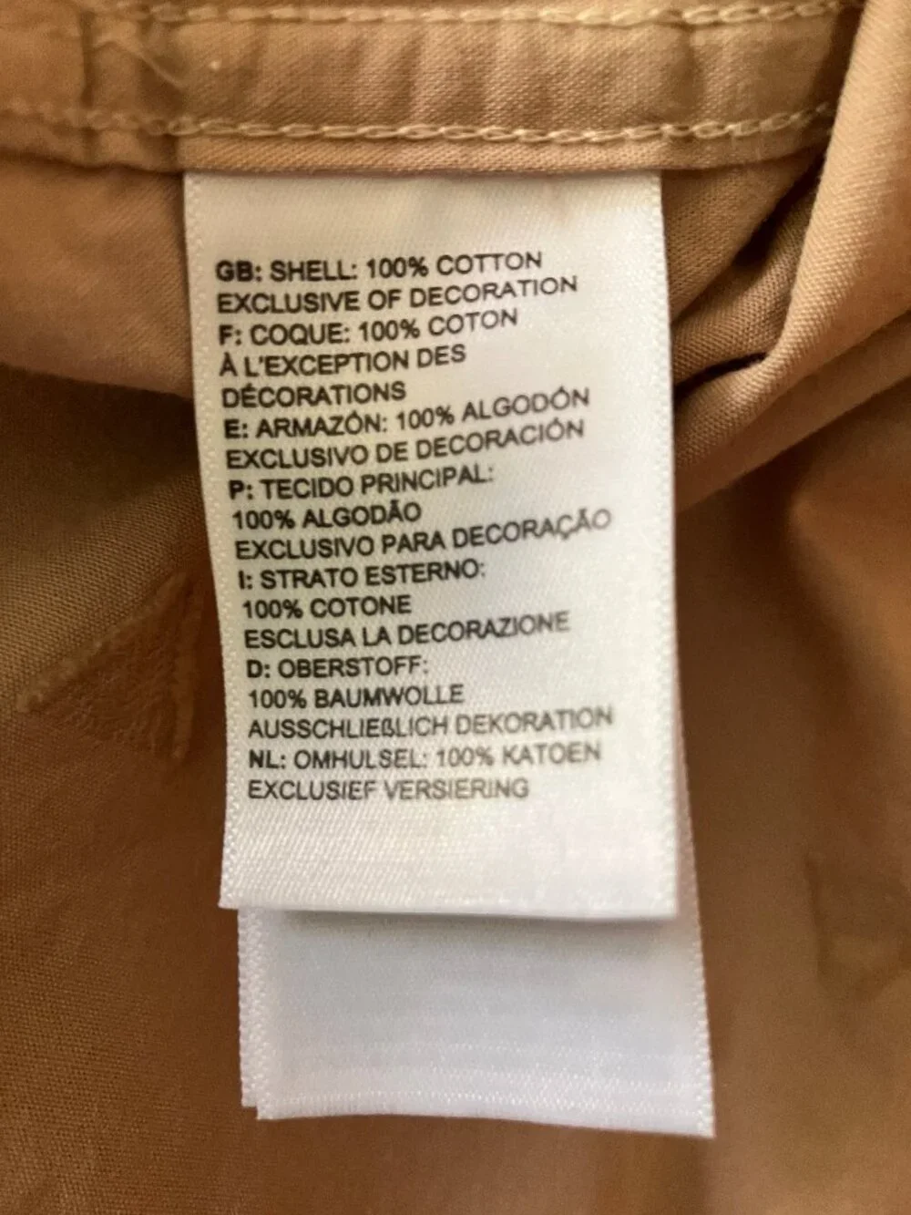 THE NORTH FACE Baytrail button-up Men's shirt Beige/Tan Pine tree embroidery M - Picture 6 of 13